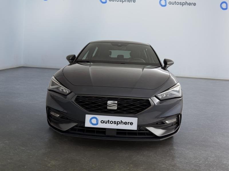 Seat Leon FR*GPS*Caméra*Carplay*Capteurs Av/Ar*Clim auto, Argent ou Gris, Euro 6, Entreprise, 5 portes