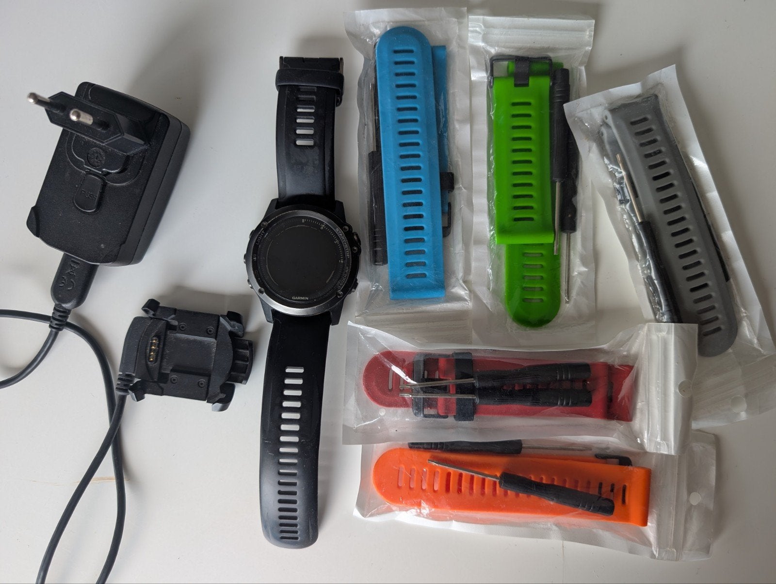 garmin fenix 3 hr écran sapphire, Gebruikt, Zwart, Garmin, Ophalen of Verzenden