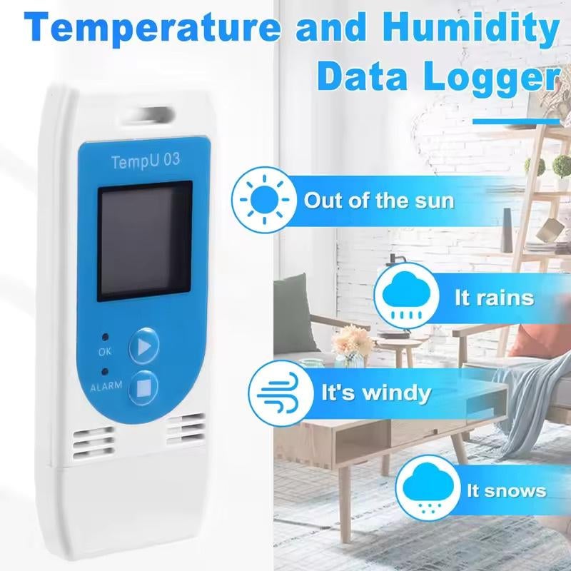 Tempu 03 USB Temp&Vochtigheid meter + logger, ook diepvries, Diversen, Ophalen of Verzenden, Zo goed als nieuw