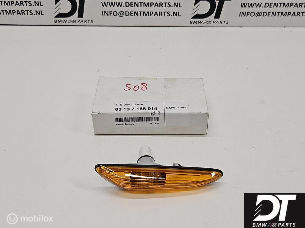 Richtingaanwijzer spatbord rechts BMW E46 63137165914, Nieuw, Ophalen of Verzenden