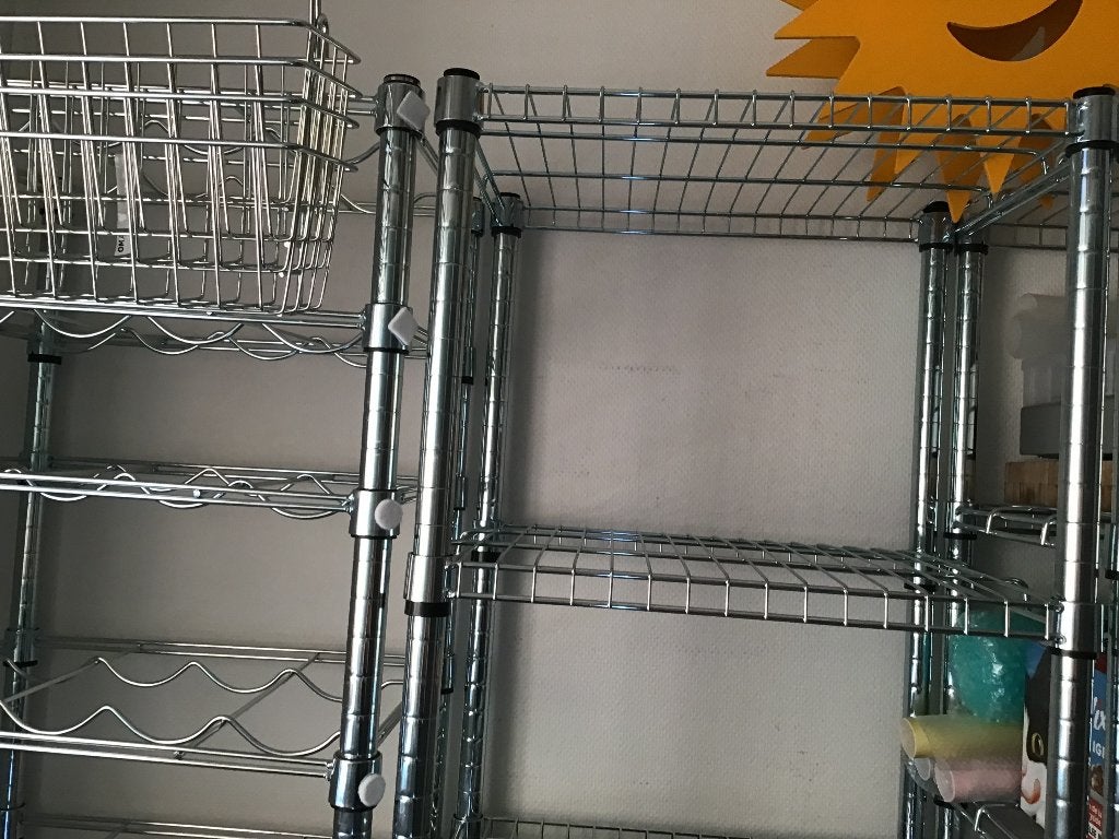 Étagère Omar ikea en métal, Maison & Meubles, Démontable, Comme neuf, Enlèvement, Étagère