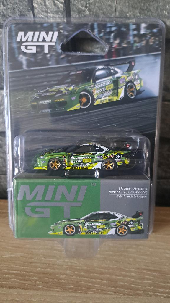 NISSAN S15 SILVIA FORMULA DRIFT Mini gt (BLISTER), Neuf, Enlèvement ou Envoi, Voiture, Mini gt
