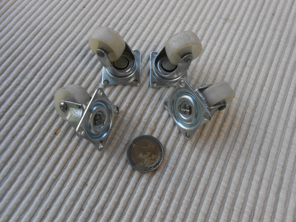 zwenkwielen nylon Ø 25 mm tot 15 kg, Doe-het-zelf en Bouw, Zwenkwielen, Ophalen of Verzenden, Nieuw