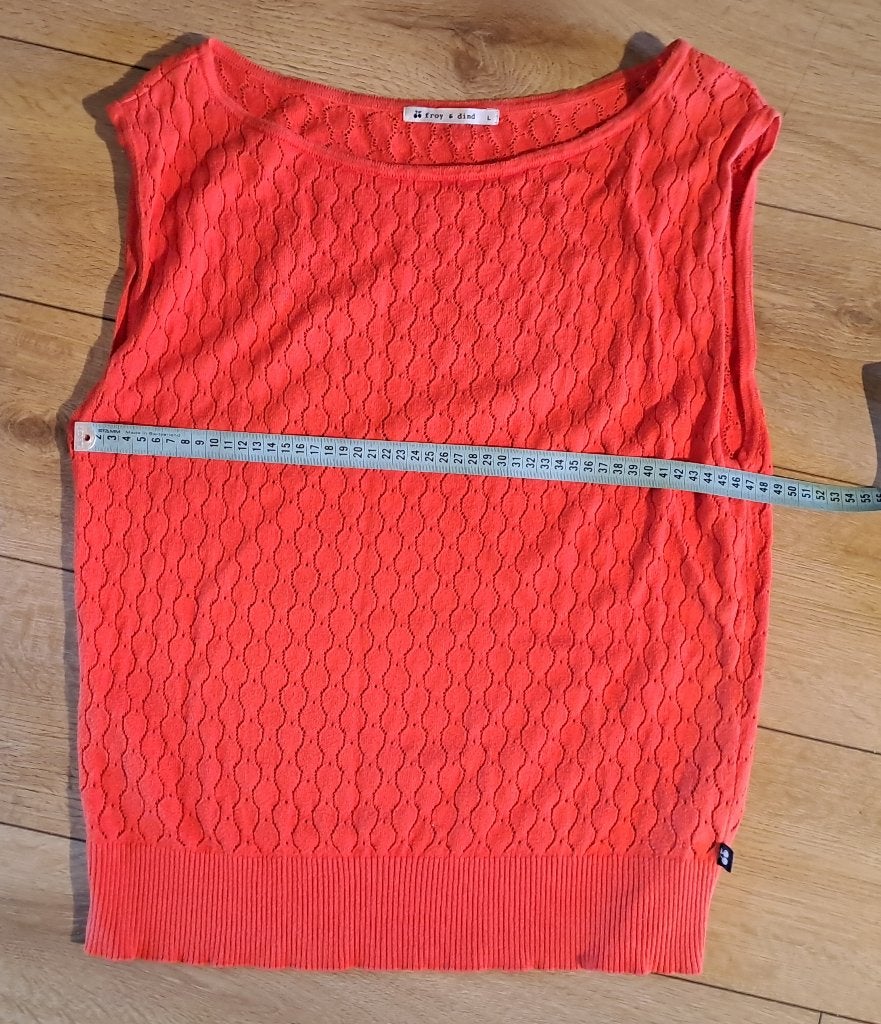 Froy & Dind - topje - large, Kleding | Dames, Maat 38/40 (M), Ophalen of Verzenden, Zonder mouw, Rood