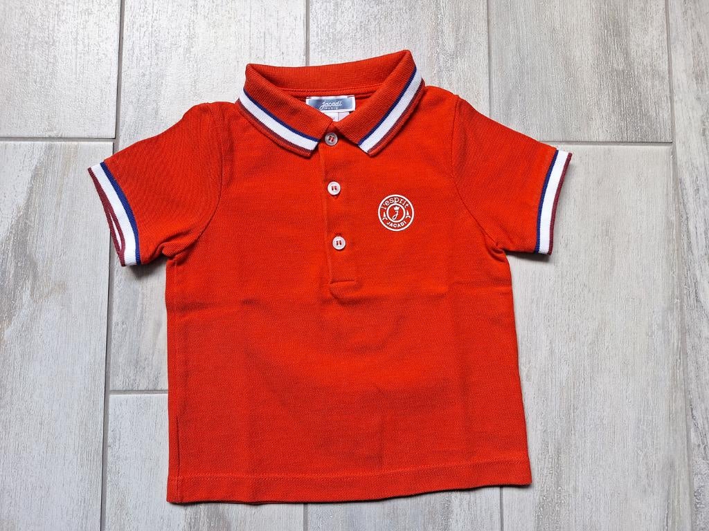 ★ M80/86 - Nieuwe Polo korte mouwen JACADI, Kinderen en Baby's, Babykleding | Maat 86, Nieuw, Meisje, Ophalen of Verzenden