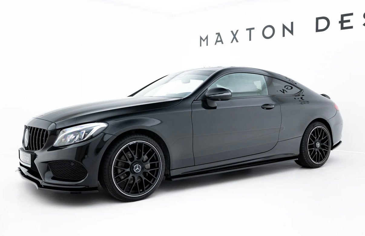 Maxton side skirts mercedes c205 amgline, Ophalen
