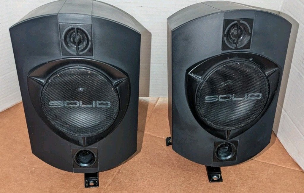 Haut-parleurs Solid -Rock Solid Sounds B&W, Enceinte d'étagère, Enlèvement, Utilisé, Bowers & Wilkins (B&W)