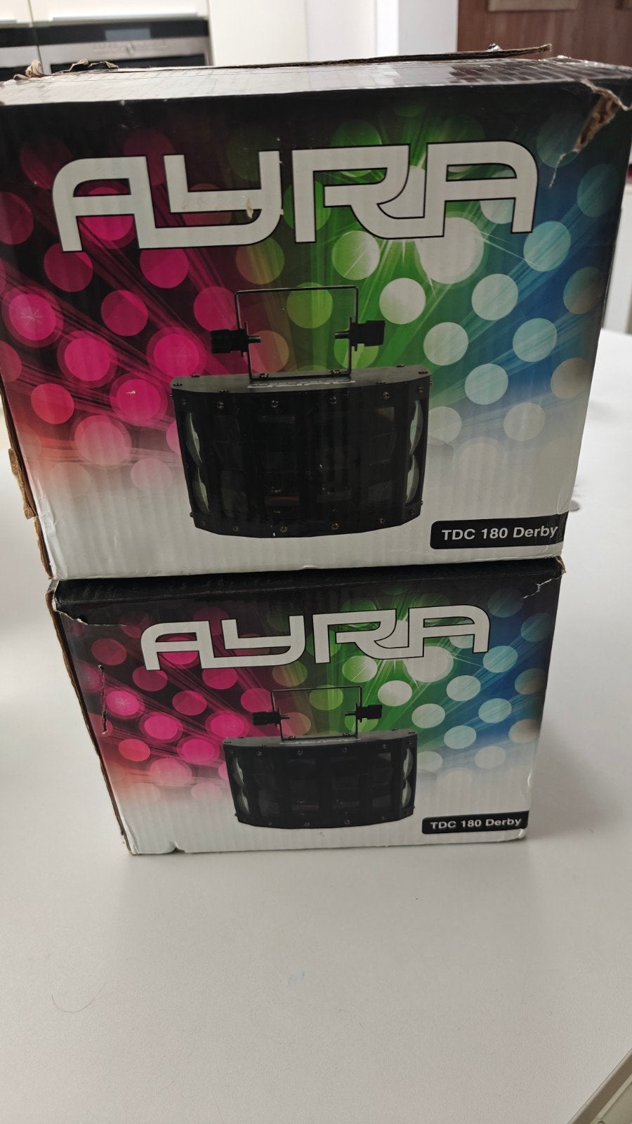 2x Ayra TDC 180 Derby Lichteffect, Ophalen, Zo goed als nieuw, Licht, Geluidgestuurd