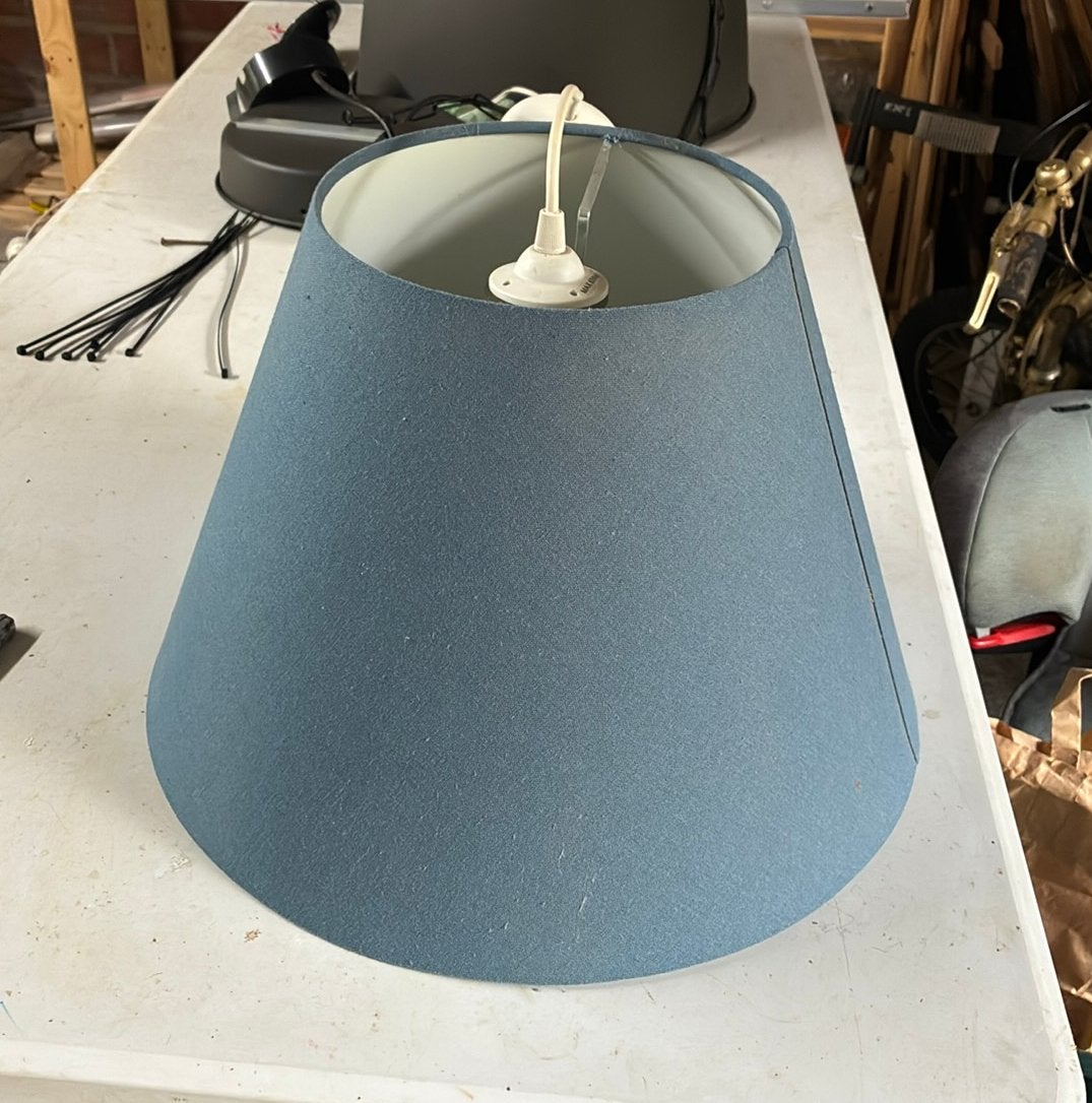 Hanglamp, Ophalen, Zo goed als nieuw, Blauw, Hanglamp