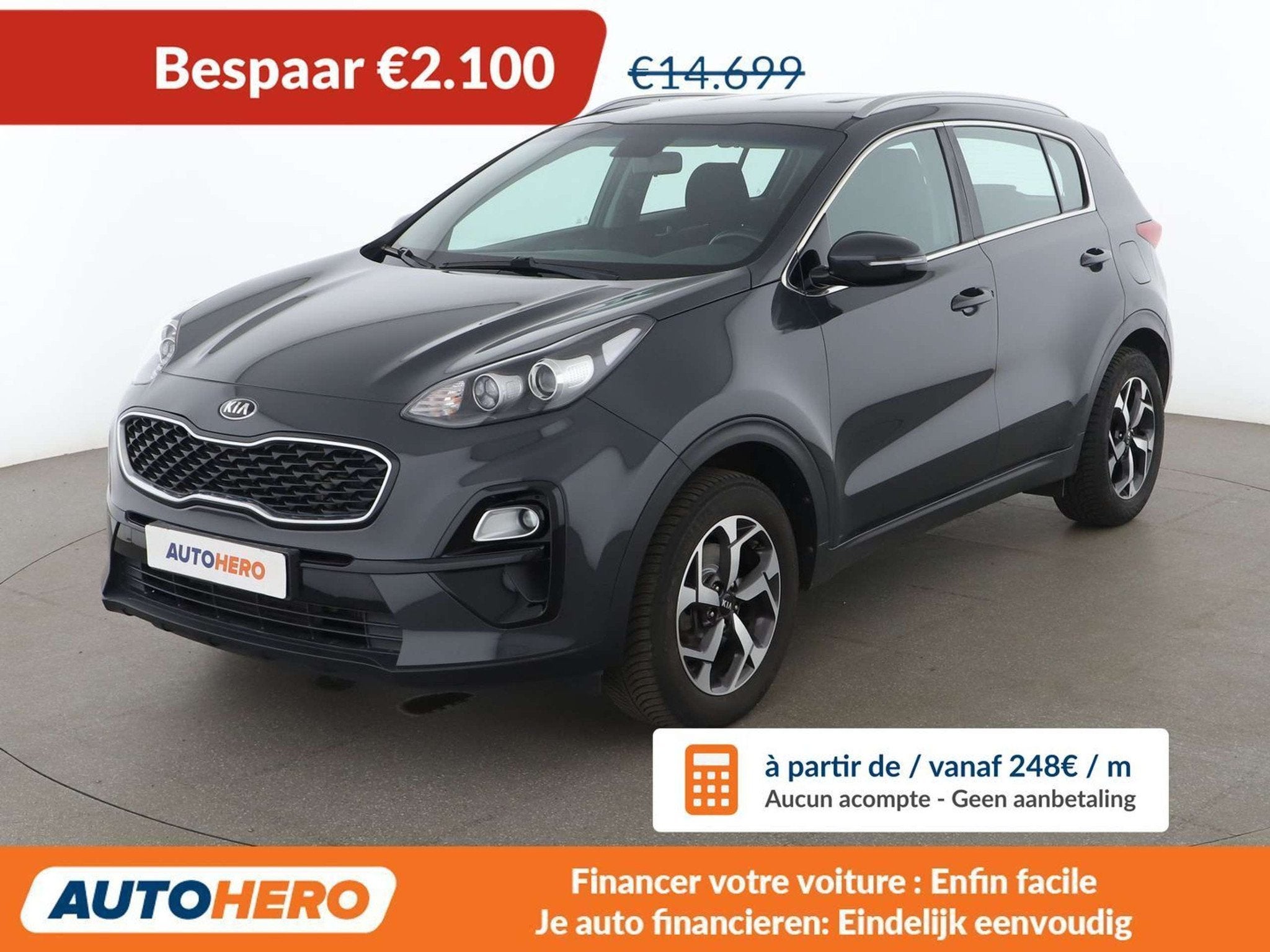 Kia Sportage 1.6 CRDi Edition 7 2WD (bj 2020), Auto's, Voorwielaandrijving, Stof, Gebruikt, USB