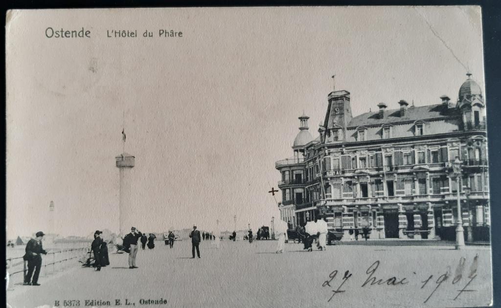 OSTENDE OSTENDE hotel du PHARE DIGUE DE MER, Envoi
