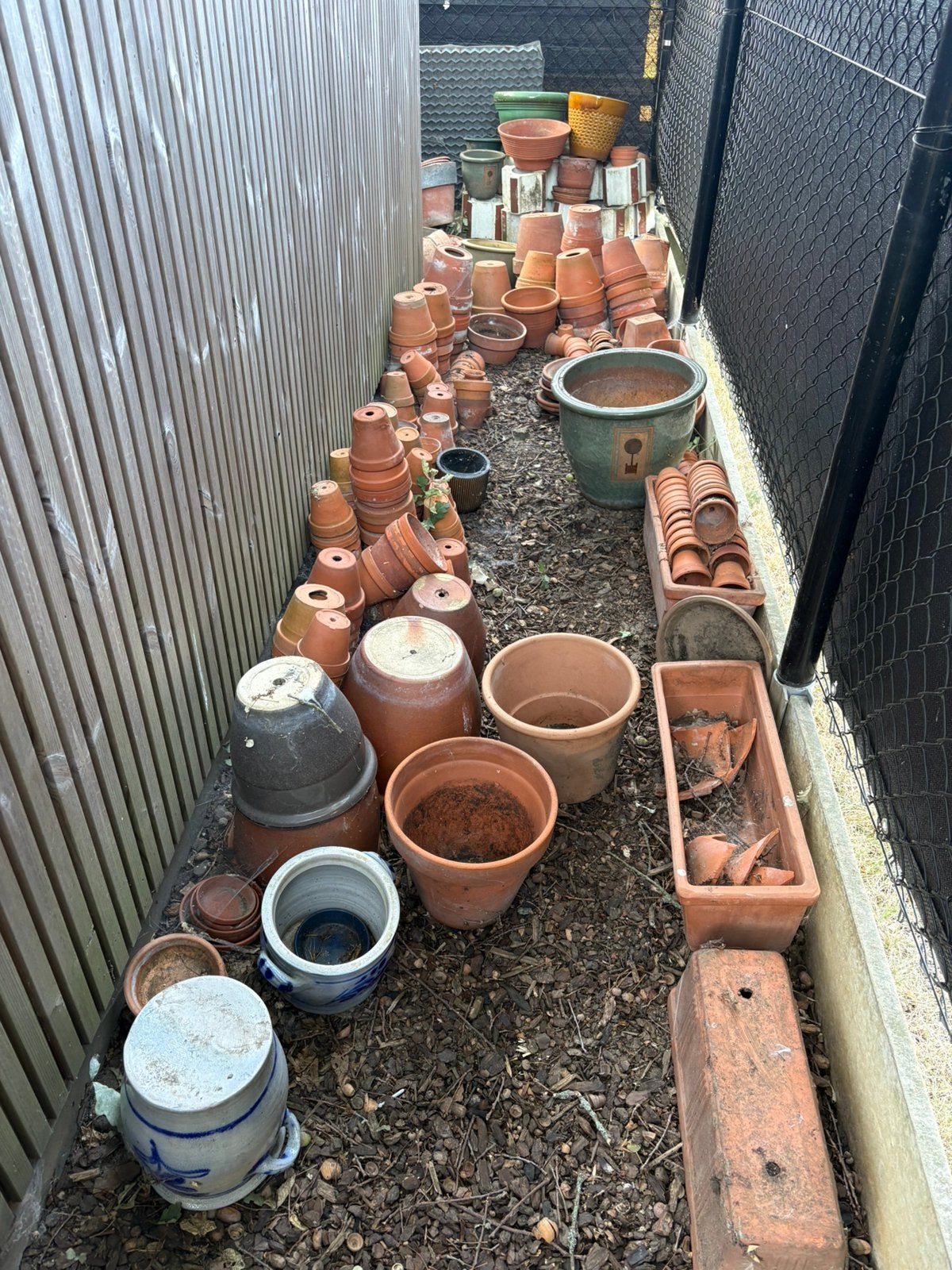 Collectie bloempotten., Tuin en Terras, Ophalen, Zo goed als nieuw, Terracotta