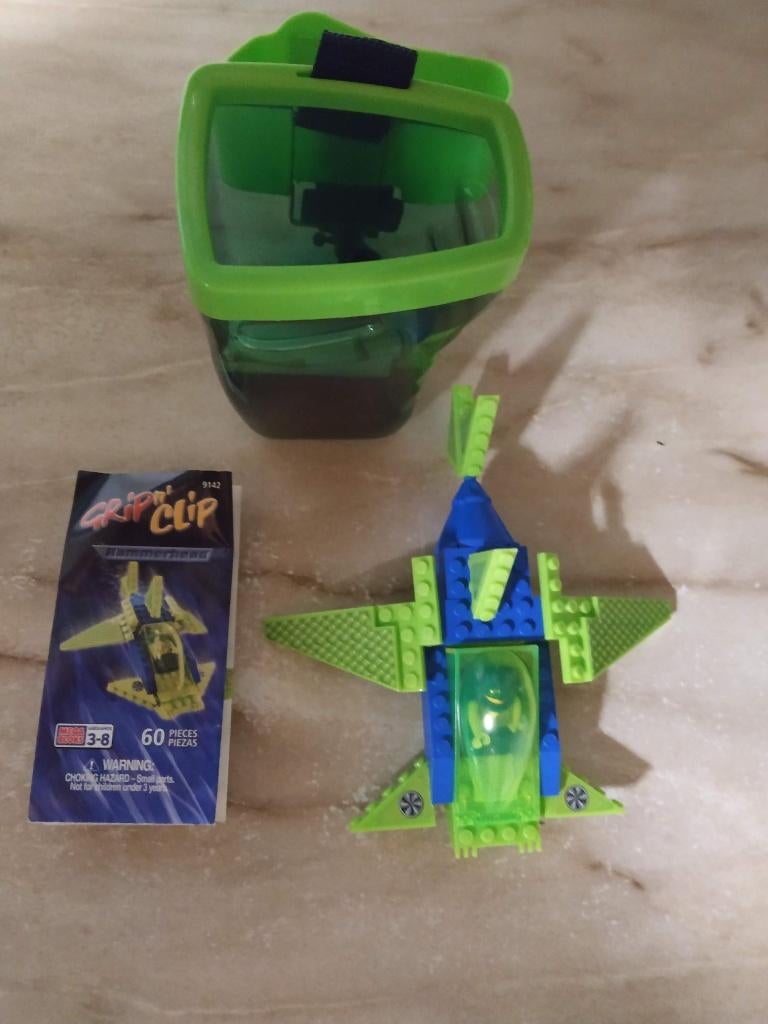 mega blocks grip n' clip nr 9142 ruimtetuig 60 stuks, Kinderen en Baby's, Ophalen of Verzenden