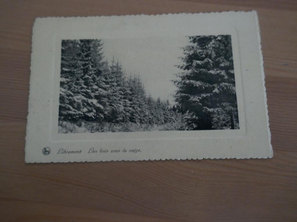 libramont les bois sous la neige, Envoi, Affranchie, Luxembourg