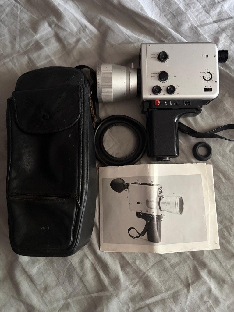 Braun Nizo 801 Macro Super 8 – Schneider Variogon, Collections, Enlèvement, Caméra