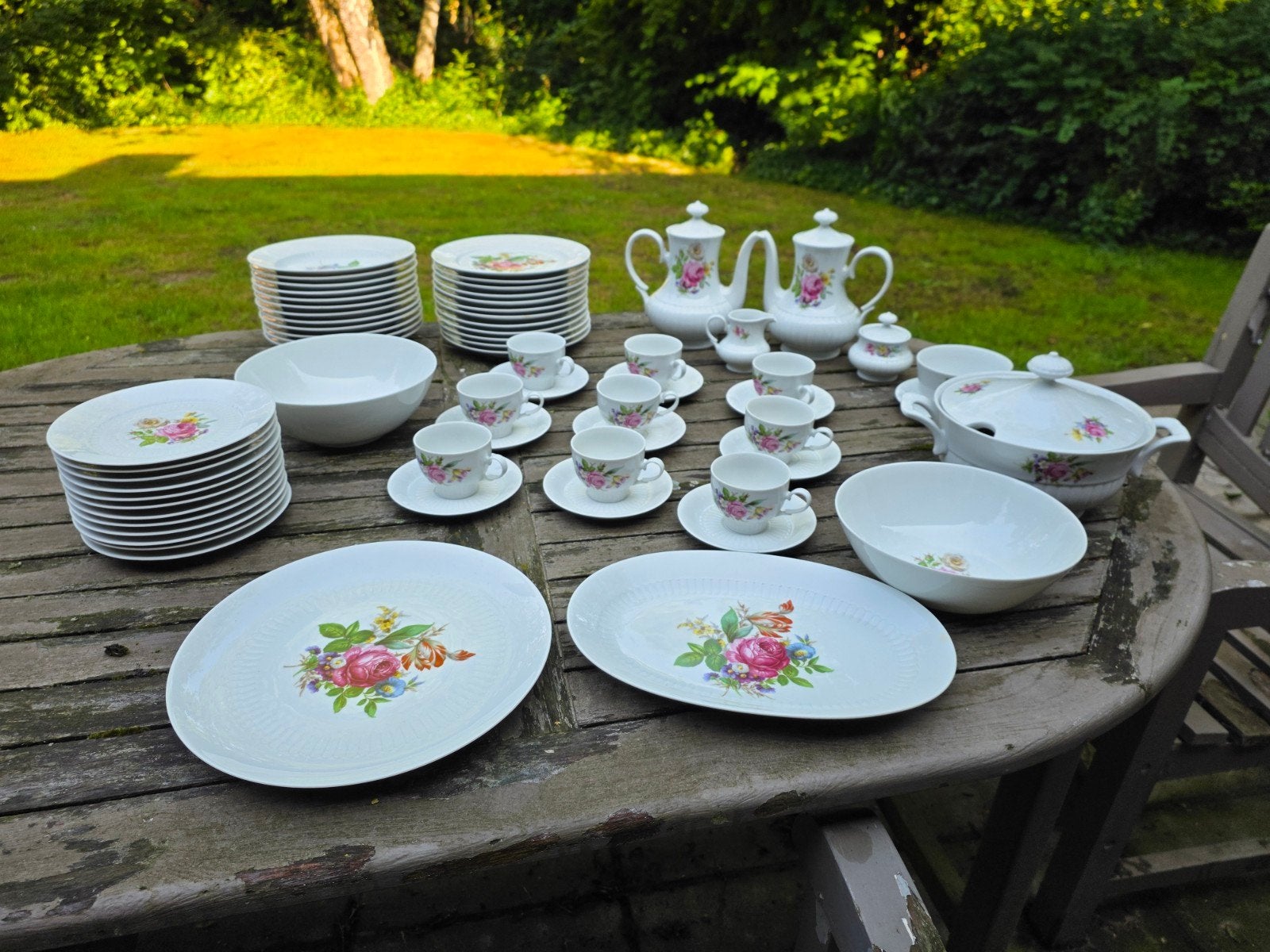 Prachtig Mitterteich Bavaria servies, Antiek en Kunst, Antiek | Servies compleet, Ophalen