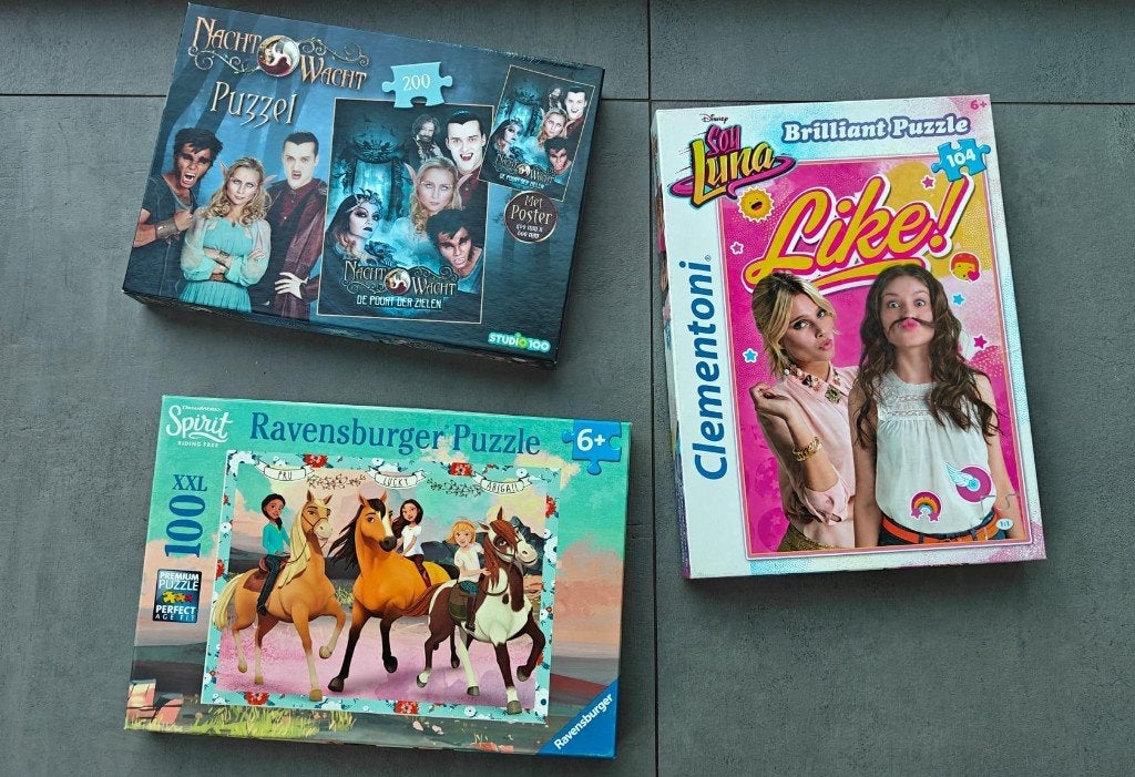 Puzzelpakket meisjes, leeftijd 6+, Kinderen en Baby's, Ophalen, Zo goed als nieuw, 6 jaar of ouder