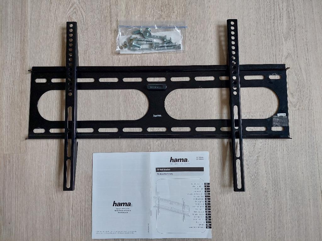 Hama TV muurbeugel VESA 600x400 32"-56" max 60 kg, Audio, Tv en Foto, Televisiebeugels, Zo goed als nieuw, Ophalen of Verzenden