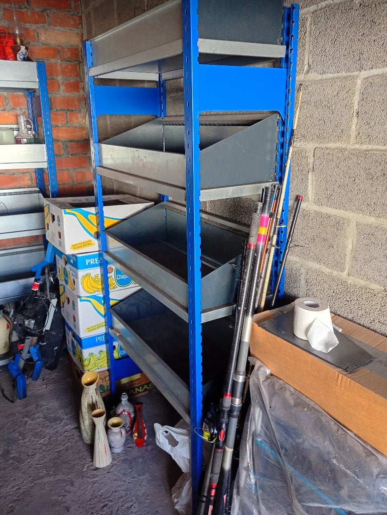 2 stuks industriële opbergrekken, Huis en Inrichting, Ophalen, Gebruikt