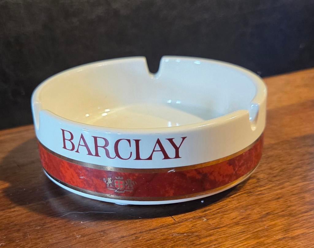 Vintage Barclay Asbak, Ophalen of Verzenden, Zo goed als nieuw, Asbak