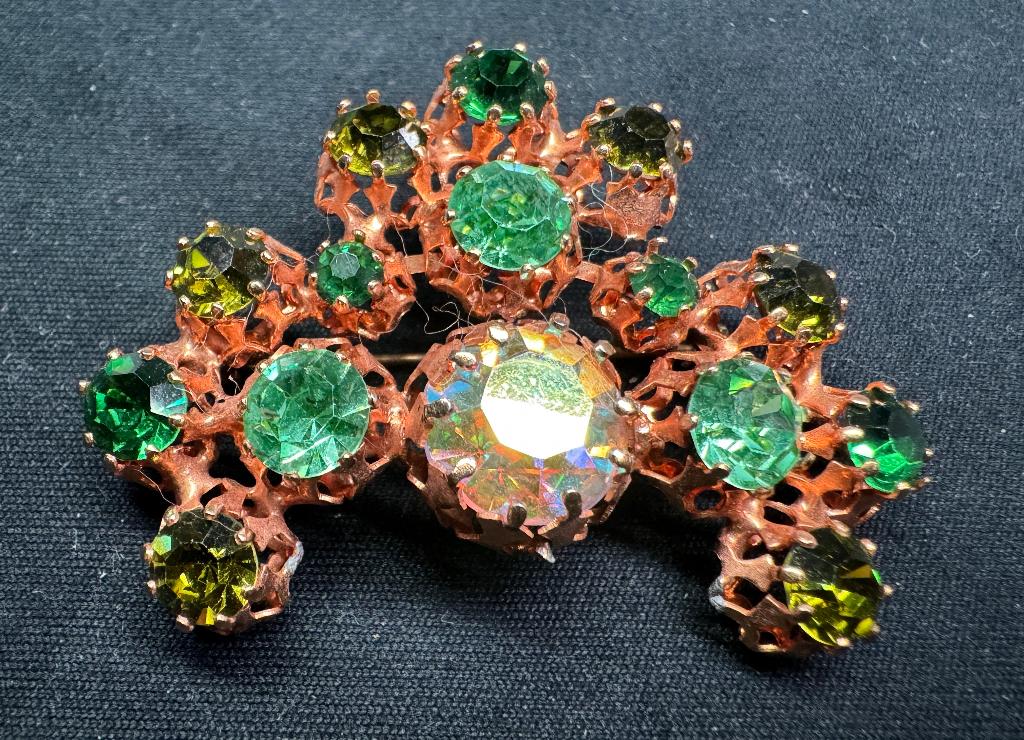 Mode-sieraden - Vintage broche uit de jaren 70, Ophalen of Verzenden, Overige materialen, Broche
