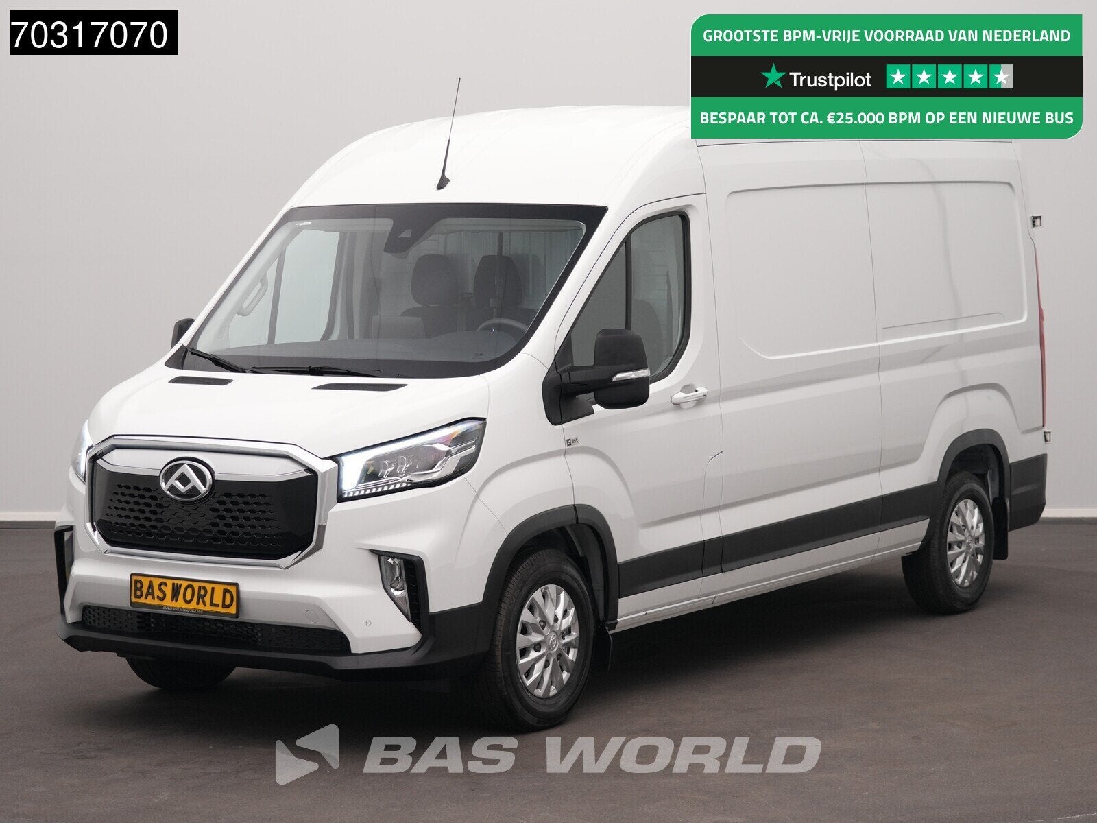Maxus eDeliver 9 Elektrisch WLTP 256km Stad 52kWh L3H2 204pk, Neuf, Achat, 750 kg, Entreprise