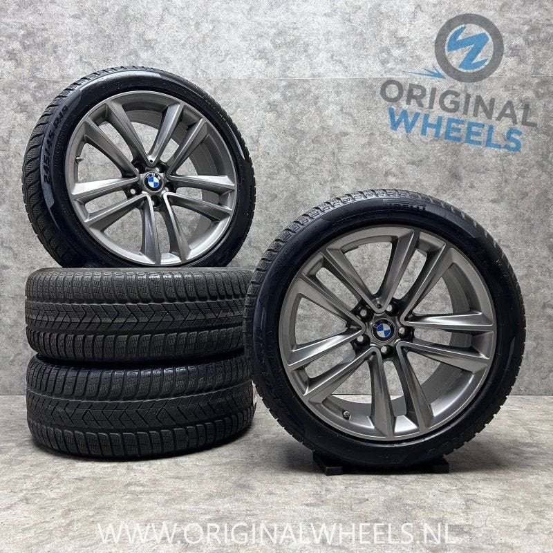 19 inch originele velgen + winterbanden BMW 6 7 serie 630, Pneus et Jantes, -, 19 pouces, Utilisé