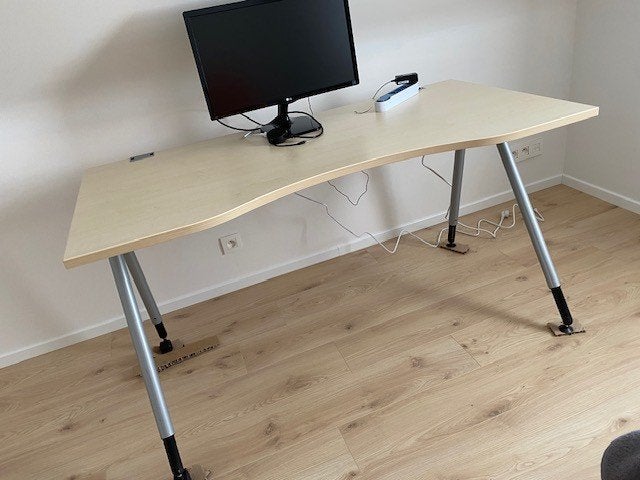 Table de bureau modèle professionnel, Maison & Meubles, Bureaux, 150 cm, Enlèvement, Utilisé, 75 cm