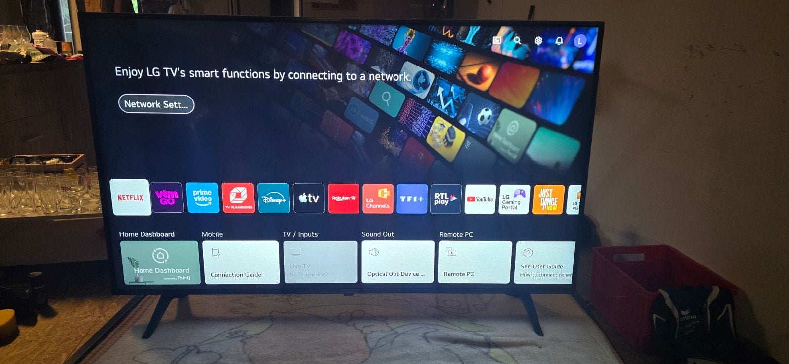 LG 50 inch 4K Smart TV (50UQ79006LA - 2022) - In uitstekende, Audio, Tv en Foto, Ophalen, Zo goed als nieuw, LG, Smart TV