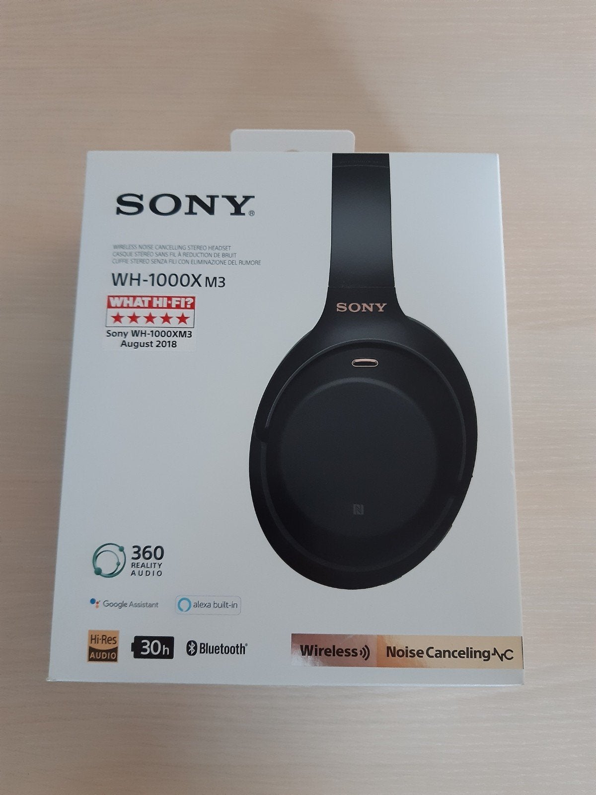 Sony WH-1000XM3, Enlèvement ou Envoi, Supra-aural, Sony, Bluetooth
