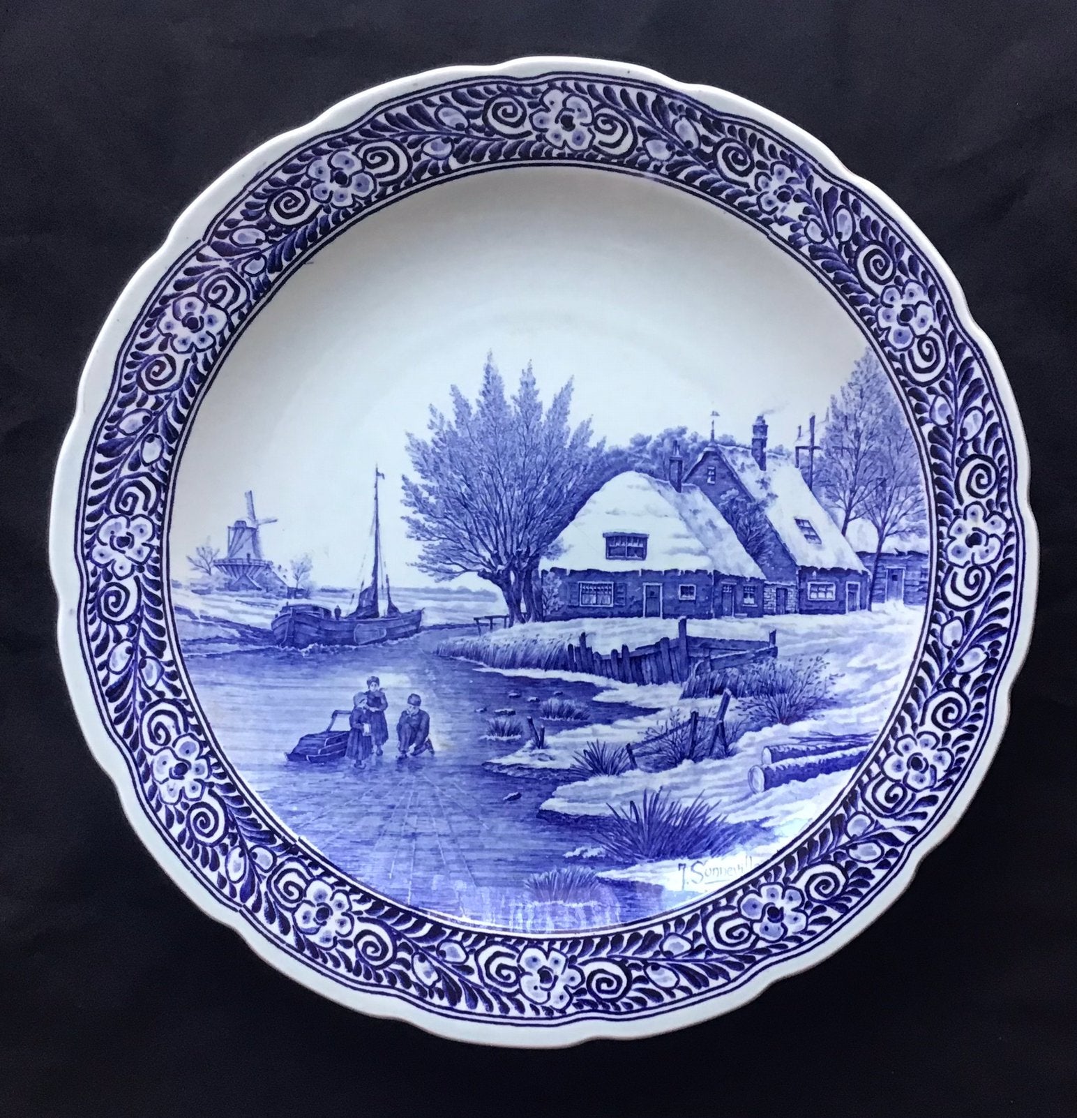 Assiette Delfs J.Sonneville, Enlèvement ou Envoi