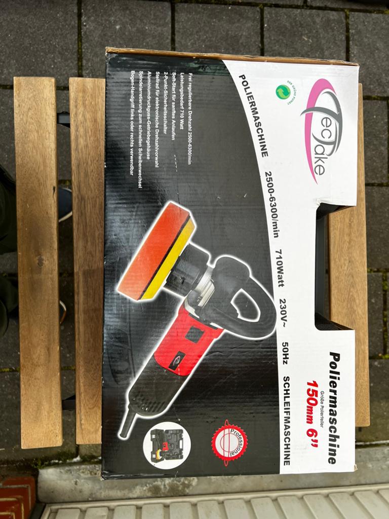 Tectake poliermachine + polierschijven, Enlèvement