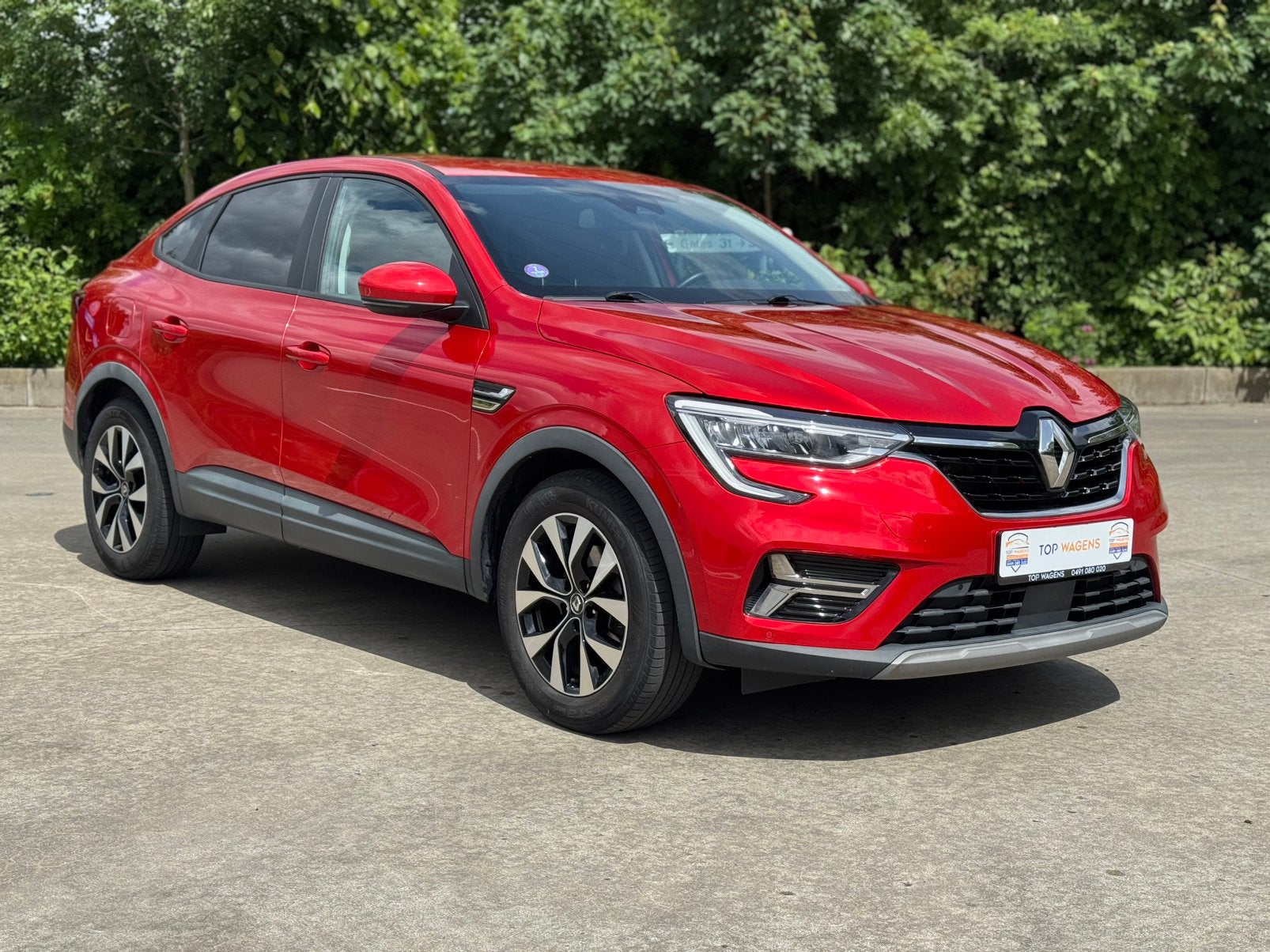 RENAULT ARKANA E TECH/AUTOMATIC ! /HYBRIDE ! /APPROUVÉ VVK !, Autos, Renault, Rouge, Arkana, Euro 6, Entreprise