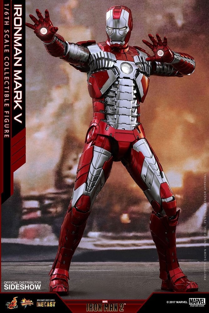 Hot Toys Iron Man Mark V MMS400-D18 neuf scellé, Verzamelen, Ophalen, Nieuw, Overige typen