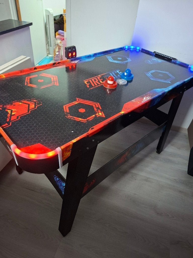Airhockey tafel Fire Vs Ice, Kinderen en Baby's, Speelgoed | Speeltafels, Zo goed als nieuw, Ophalen