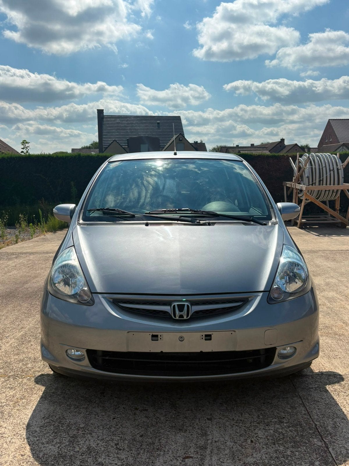 Honda Jazz 1.4 i-VTEC – Airco – Trekhaak – Zeer nette staat, Auto's, Honda, Trekhaak, Grijs, Particulier, Euro 4