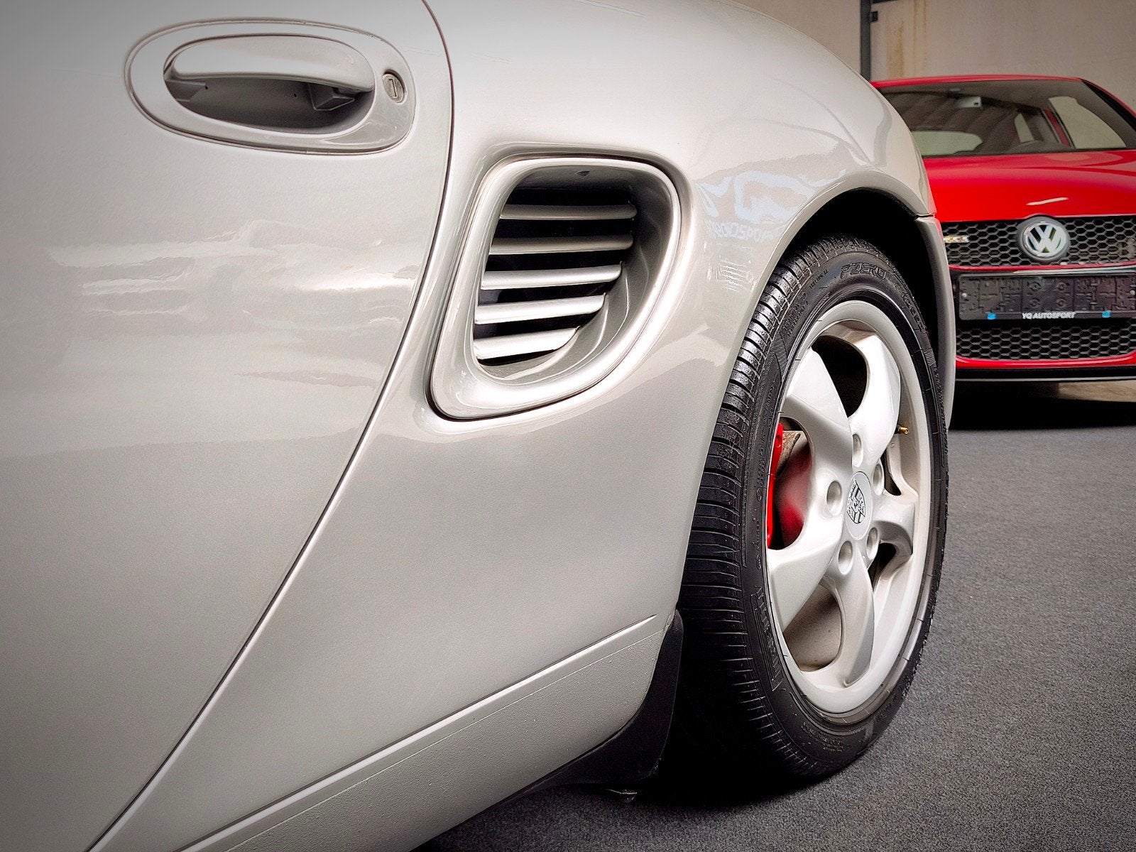 Porsche Boxster 986 Nephrite Green interior 1997, Autos, Argent ou Gris, Achat, 2500 cm³, Entreprise