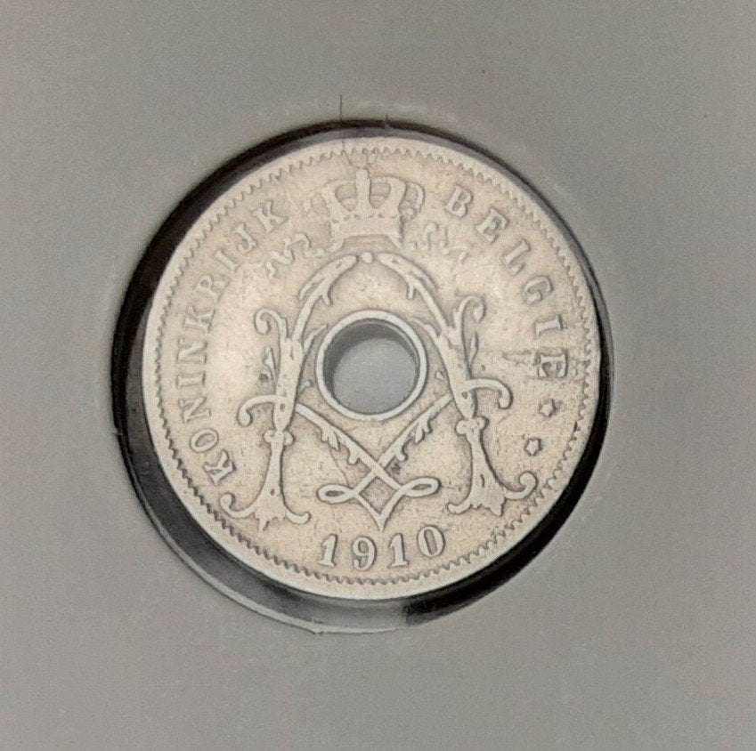 België – 5 cent – 1910-vl. (Ref 041-1), Ophalen of Verzenden, Metaal, Losse munt