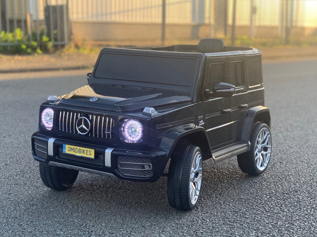 Mercedes G63 AMG 12v Metallic zwart Bluetooth / Afst. NIEU, Ophalen of Verzenden, Nieuw