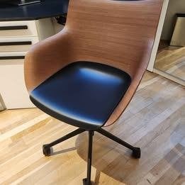 Fauteuil de bureau Kartell, Maison & Meubles, Enlèvement, Utilisé, Noir, Chaise de bureau