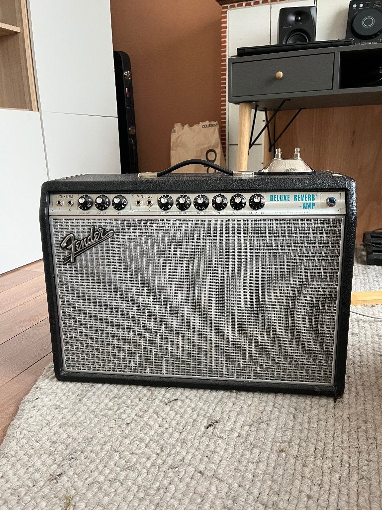 fender custom deluxe reverb 68 reissue, Autres marques, Moins de 60 watts, Comme neuf, Enlèvement