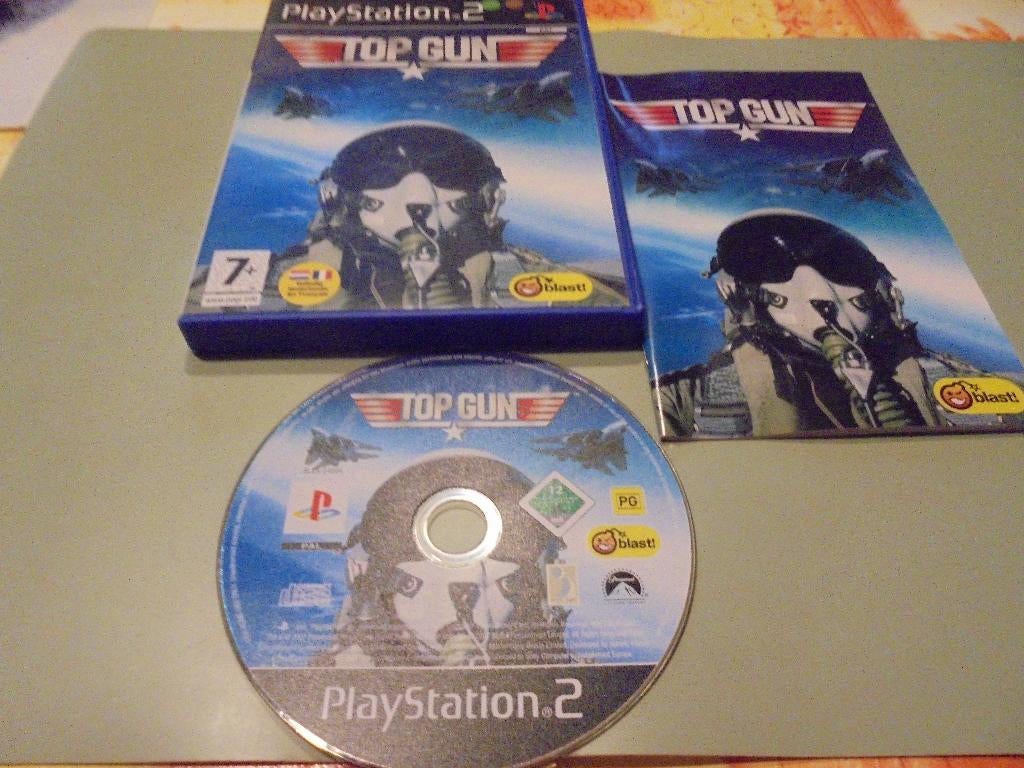 Playstation 2 Top Gun (CIB), Consoles de jeu & Jeux vidéo, Jeux | Sony PlayStation 2, Utilisé, Course et Pilotage, 1 joueur, À partir de 7 ans