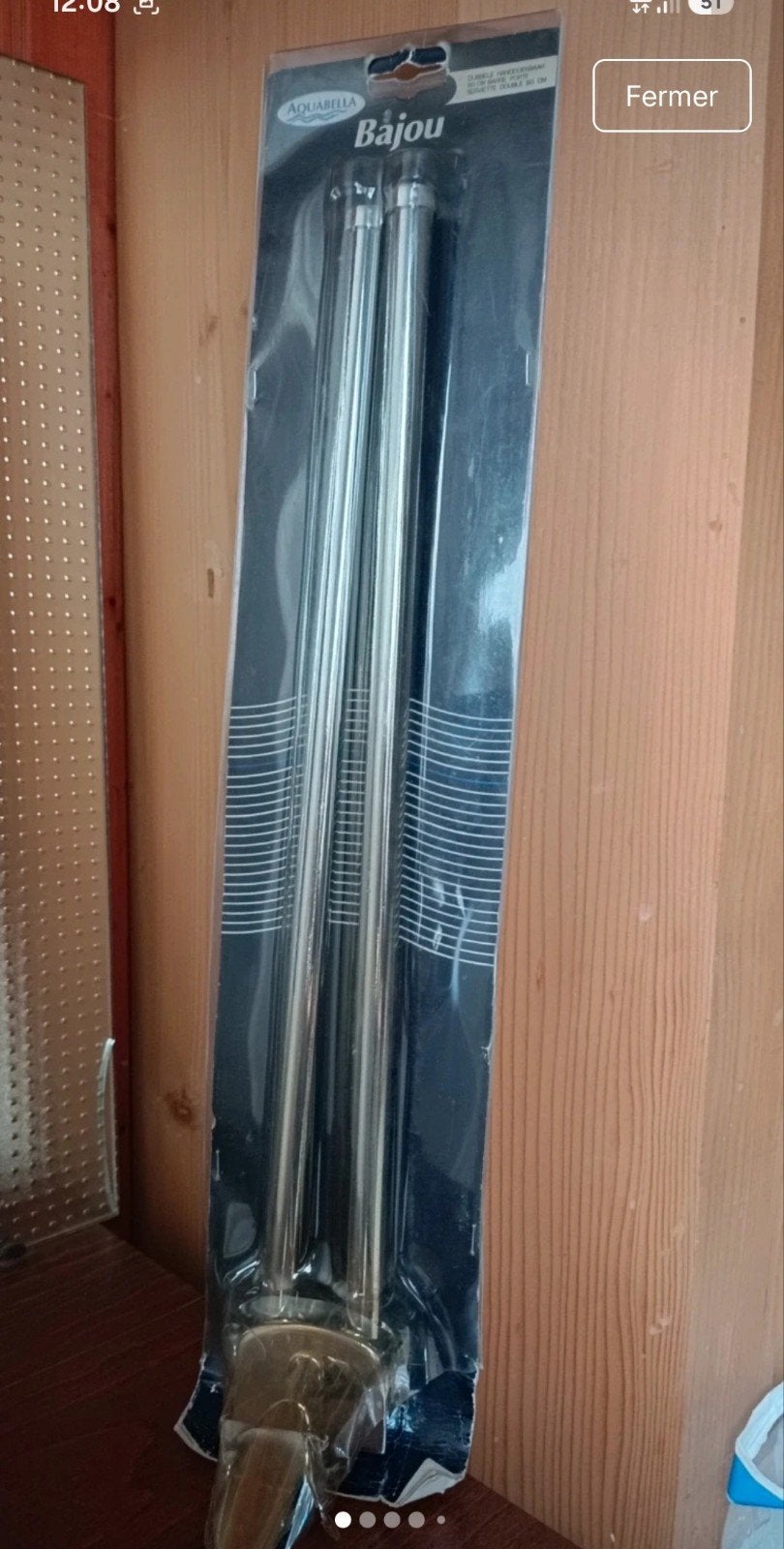 Barre porte serviettes double, Sport en Fitness, Ophalen of Verzenden