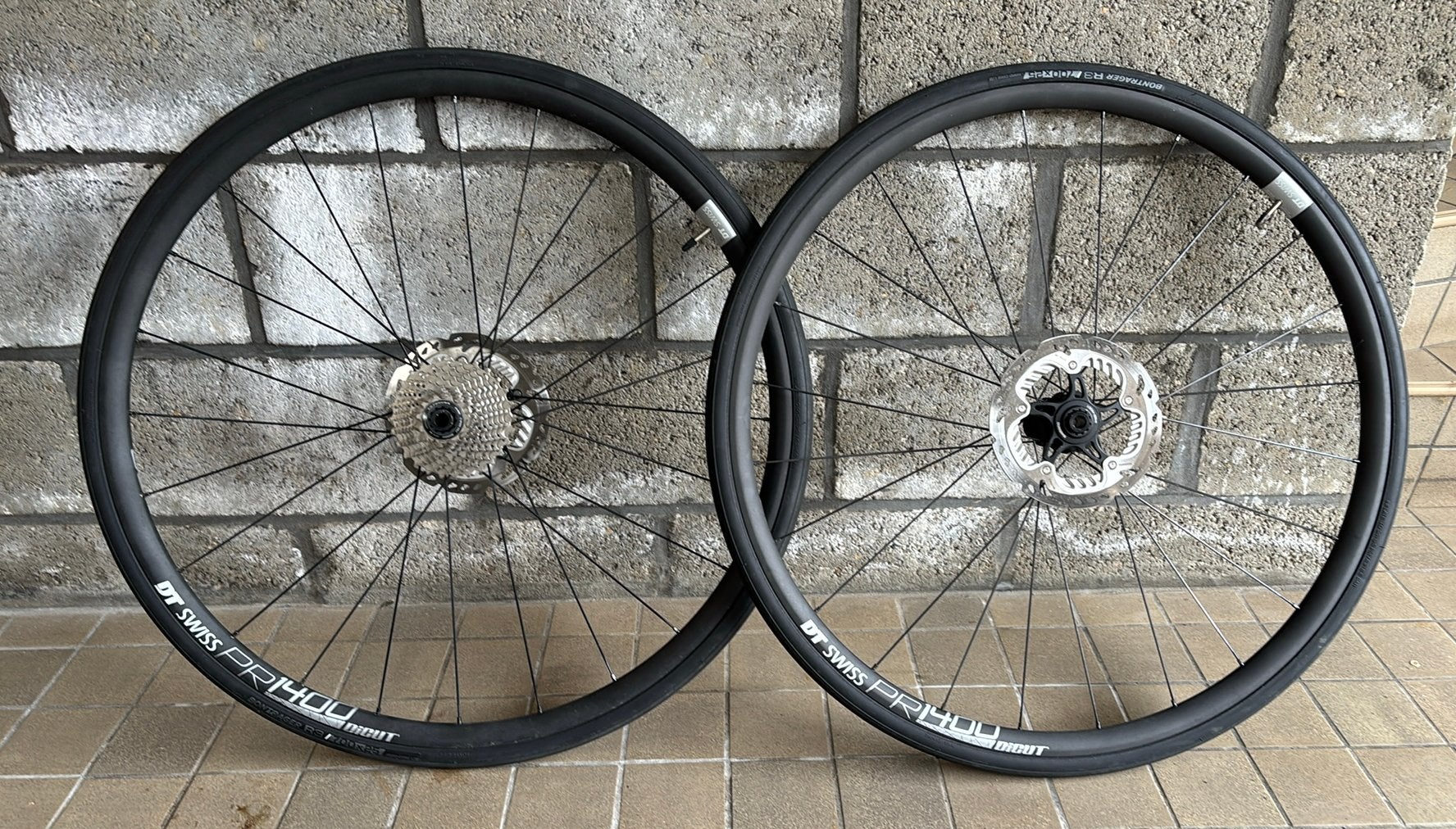 DT SWISS PR1400 DiCut wielen, Enlèvement, Utilisé, Racefiets, Roue