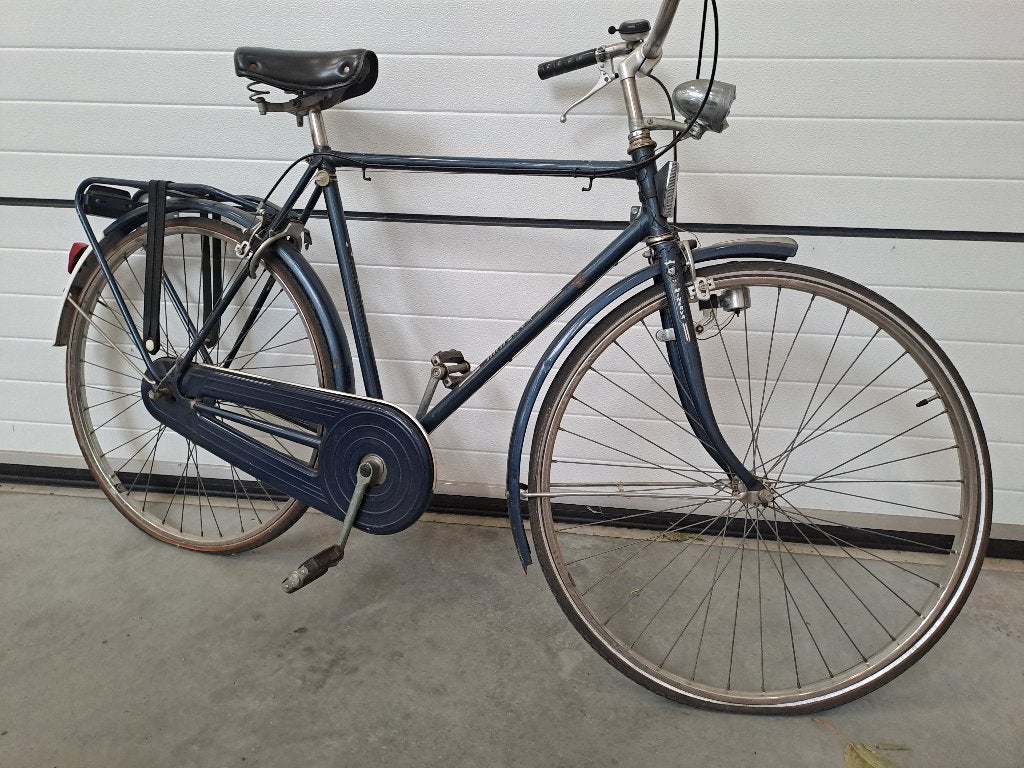 Herenfiets Minerva, Gebruikt, Velgrem, Versnellingen, Ophalen