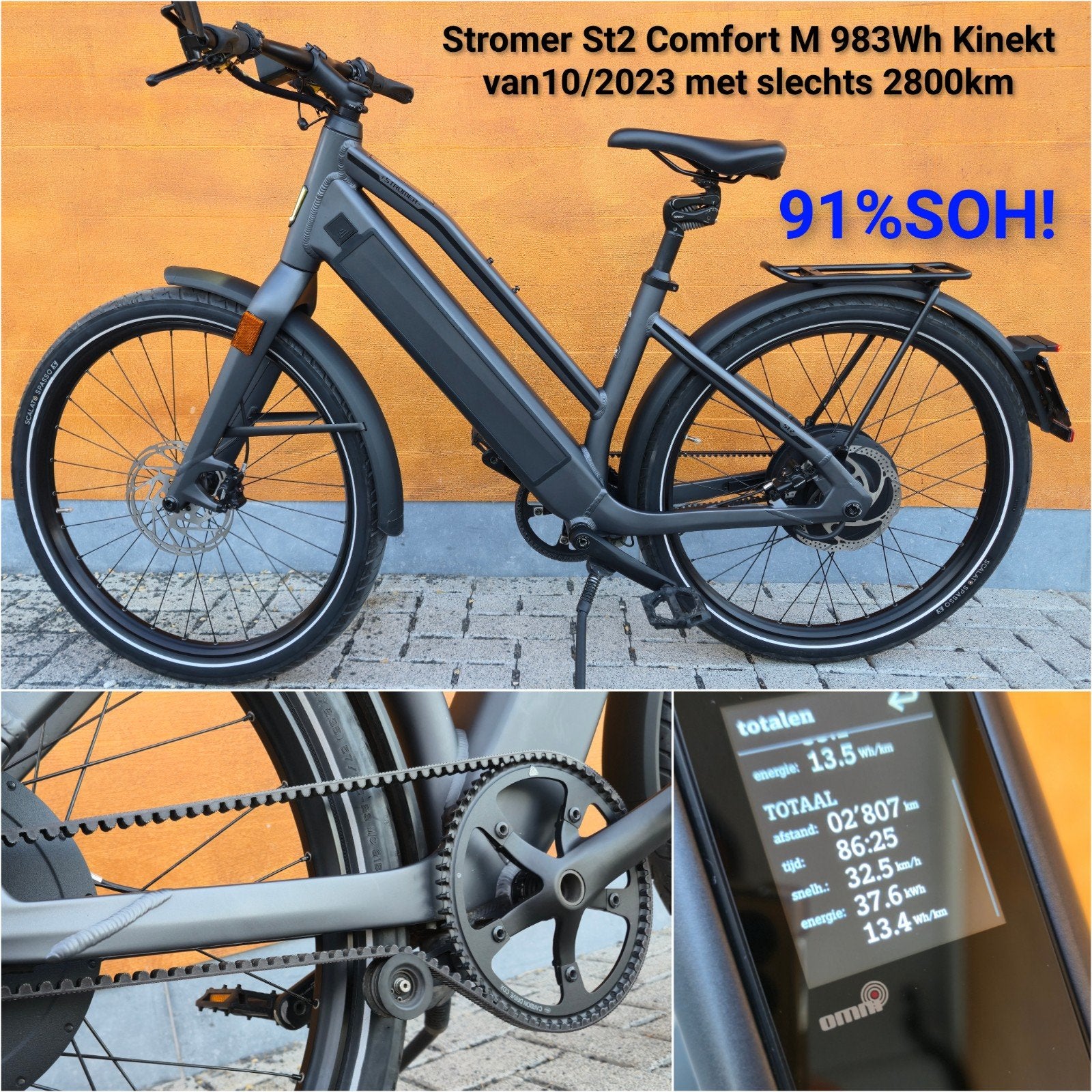 Stromer St2 Mixte M Beltdrive Grey 983Wh 2023 Speedpedelec (m2449320459 ...