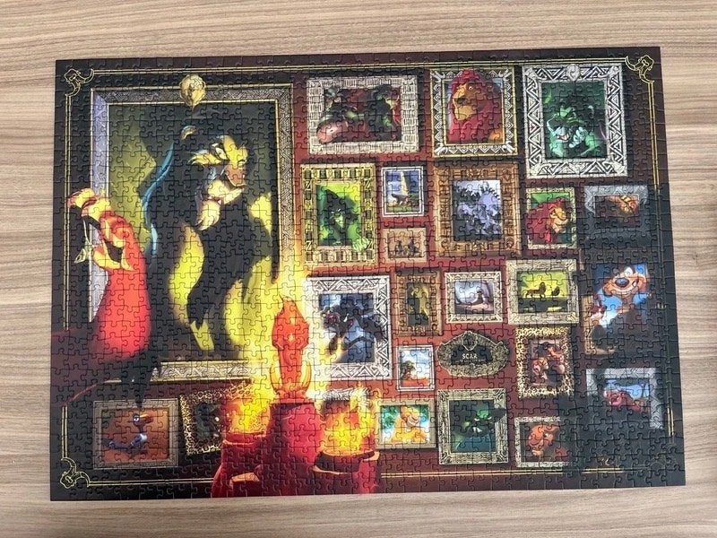 Puzzle Disney Villainous Scar Ravensburger  1000 pièces neuf, Hobby & Loisirs créatifs, Enlèvement ou Envoi, 500 à 1500 pièces