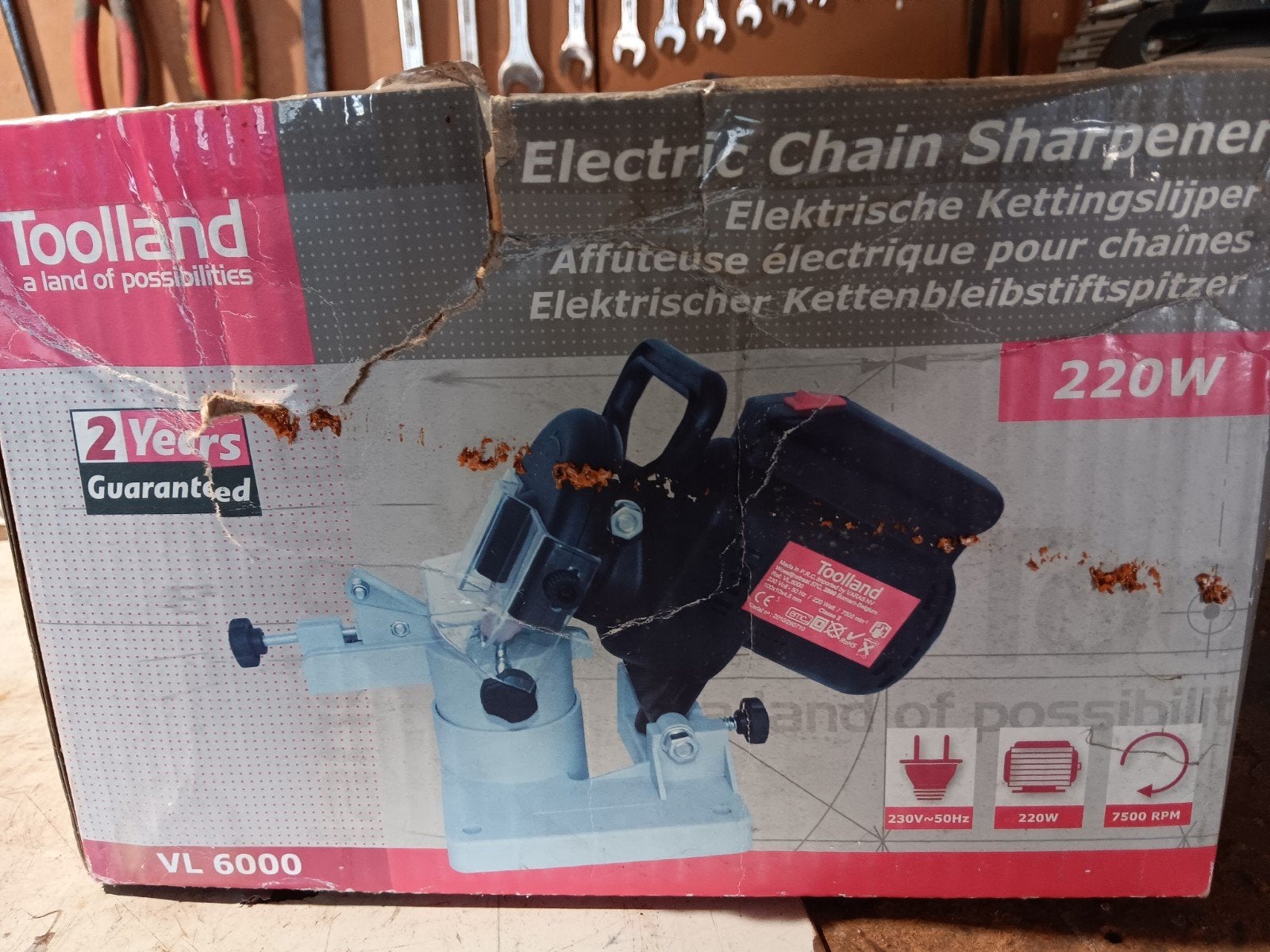 kettingslijper, Bricolage & Construction, Enlèvement