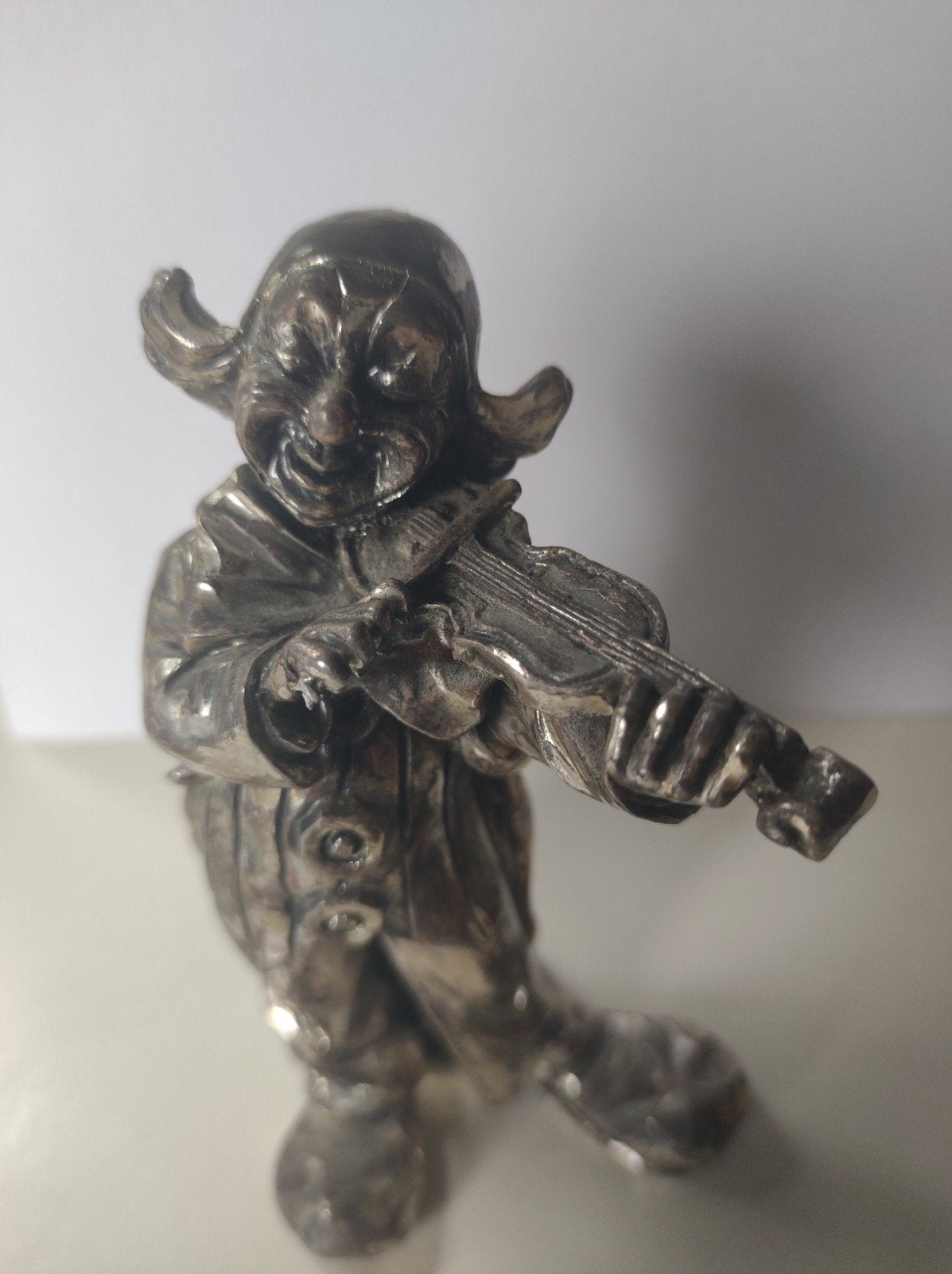 Clown argenté Vintage Tekform, Envoi, Argent
