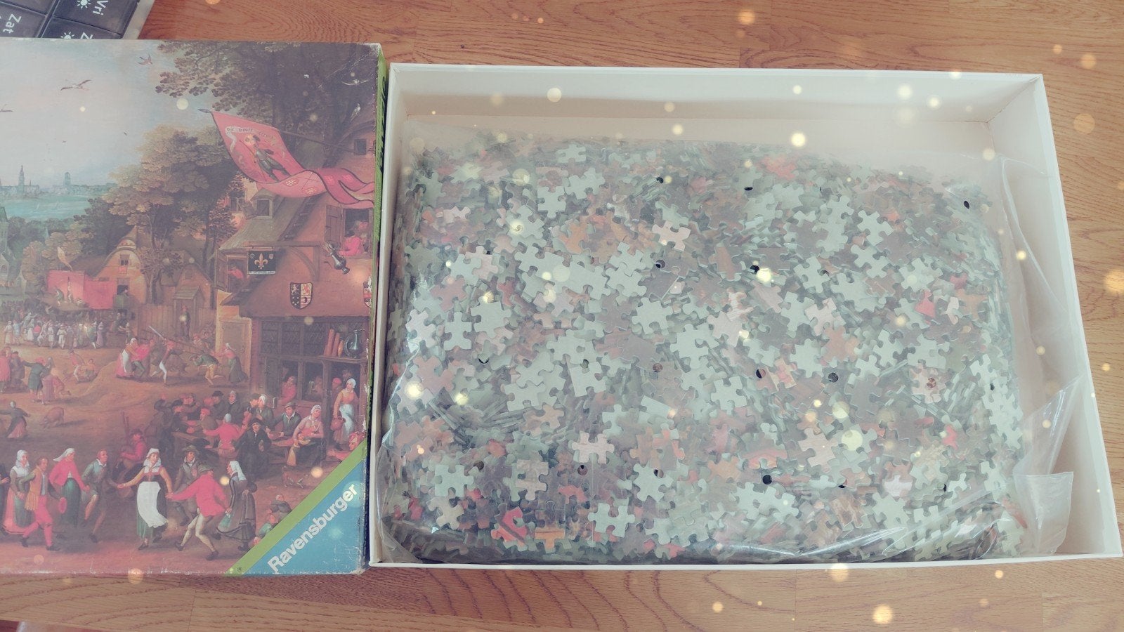 Puzzle Ravensburger La foire des fermiers 5000 pièces, Hobby & Loisirs créatifs, Sport cérébral & Puzzles, Enlèvement, Plus de 1 500 pièces